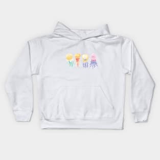 Cartoon jellyfish Kids Hoodie